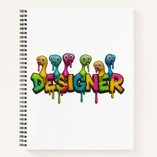 🎨 Spiral Notebook for Creative Minds 💡📓 Notitieboek (Voorkant)