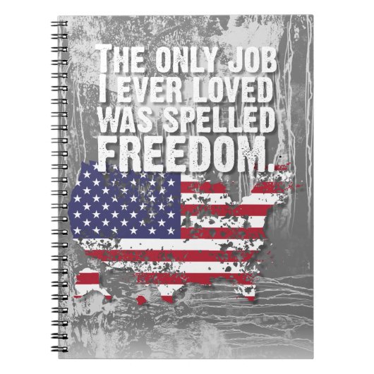Spiral Notebook – Freedom Job Notitieboek (Voorkant)