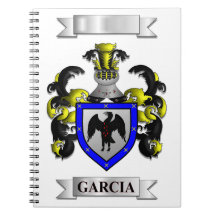 Spiral Notebook Garcia Achternaam En Wapen