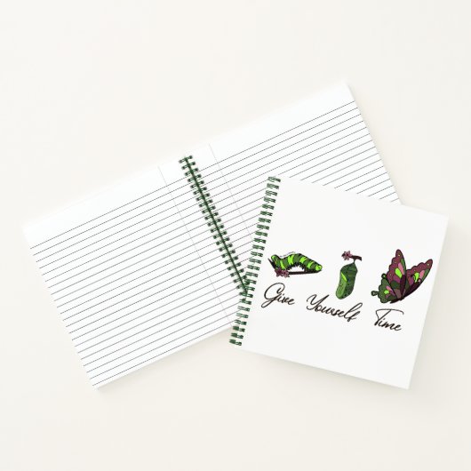 Spiral notebook - Geef jezelf tijd Notitieboek (Binnen)