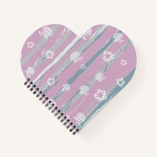 Spiral Notebook – Gingham Boomgaard Notitieboek (Voorkant)