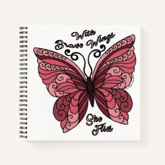 Spiral notebook - met bravewingen notitieboek