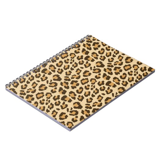 Spiral notebook met luipaard notitieboek (Linkerzijde)