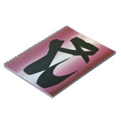 Spiral notebook met slippers notitieboek (Linkerzijde)