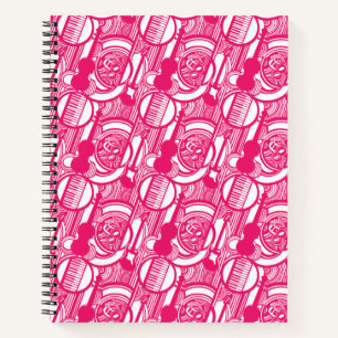 Spiral notebook, muzieknoten, piano, Violin Notitieboek
