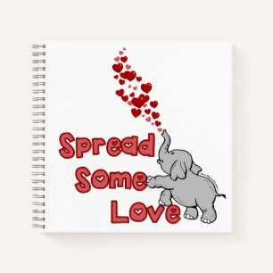 Spiral notebook - Spreid wat van liefde uit Notitieboek