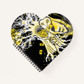 Spiral Notebook – Urban Tree Owl & Wealth Surreal Notitieboek (Voorkant)