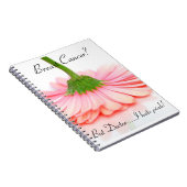 Spiral notebook voor borstkanker overleving notitieboek (Rechterzijde)