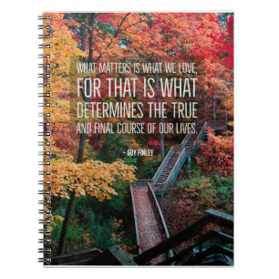 Spiral notebook "What We love" 6,5 x8,75 inch Notitieboek