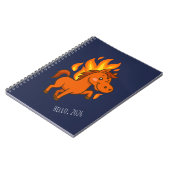 Spiral Notebooks with a red horse Notitieboek (Linkerzijde)