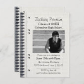 Spiral Notitieboek - Afstuderen Aankondiging Brief (Voorkant / Achterkant)