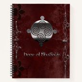 Spiral Notitieboek Book of Shadows, Rustic Design (Voorkant)