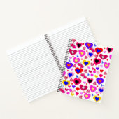 Spiral Notitieboek Colorful Hearts (Binnen)