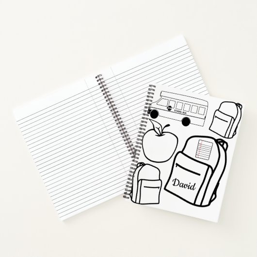 Spiral Notitieboek Colour Backpack (Binnen)