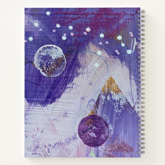 Spiral Notitieboek in Moon Mountain Design (Achterkant)