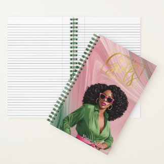 Spiral Notitieboek/Journal Roze en Groen Abstract Notitieboek