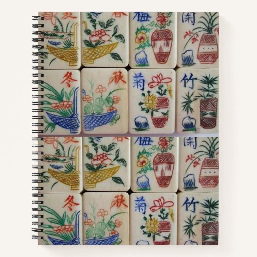 Spiral Notitieboek Mahjong (Voorkant)