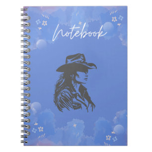 Spiral Notitieboek met Cowgirl Design