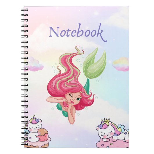 Spiral Notitieboek met prachtige Kawaii Design (Voorkant)