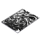 Spiral Notitieboek met zwarte en witte marmer (Linkerzijde)