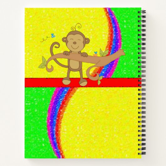Spiral Notitieboek Monkey (Achterkant)