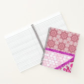 Spiral Notitieboek Roze Floral (Binnen)