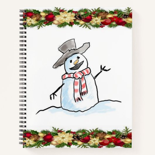 Spiral Notitieboek Snowman (Voorkant)