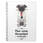 Spiral Notitieboek van Pawsome Accountant (Voorkant)