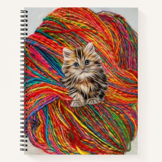 Spiral Notitieboek Yarn Kitten (Voorkant)