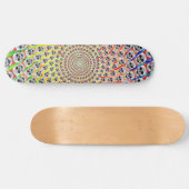 Spiral of Skulls: Psychedelic Edition: Skateboard (Horizontaal)
