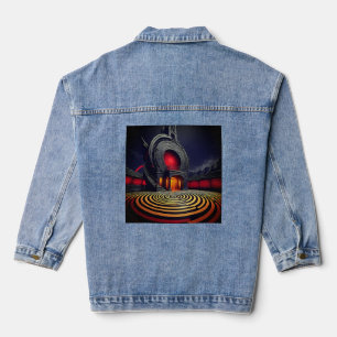Spiral Out Keep Going - artistiek mystiek T-shirt Denim Jacket