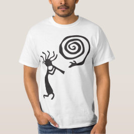 Spiral Petroglyphs Kokopelli T-Shirt