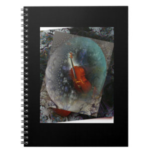 Spiral Photo Carnet Musique Cello