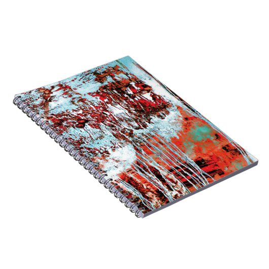 Spiral Photo Notebook – Corrosion Pulse Notitieboek (Rechterzijde)