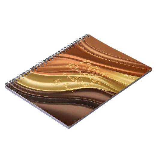 Spiral photo notebook in stylish graphic notitieboek (Linkerzijde)