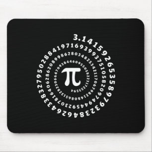 Spiral Pi Shirt Pi Dag Wiskunde Lover Muismat