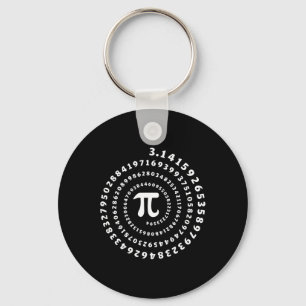 Spiral Pi Shirt Pi Dag Wiskunde Lover Sleutelhanger
