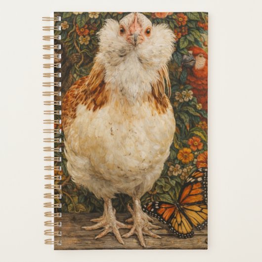 Spiral Planner Cute Chicken (Devant)