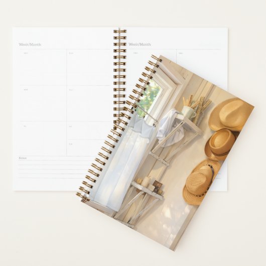 Spiral Planner Soft Breeze Curtain (Devant avec enveloppe)