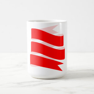 Spiral Ribbon Design Coffee mok