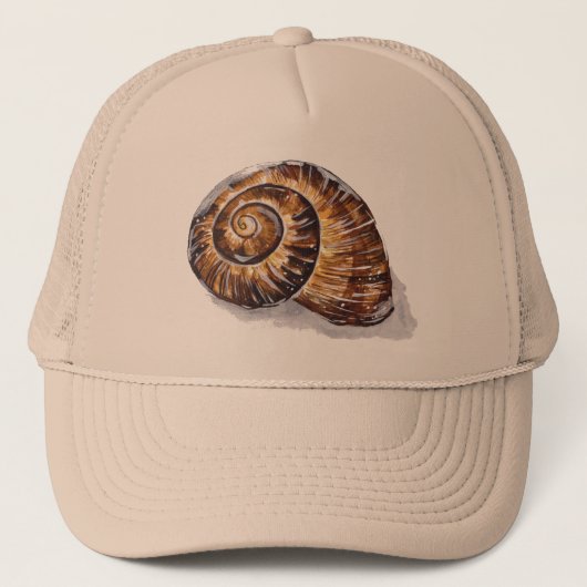 Spiral Snail Shell Trucker Pet (Voorkant)