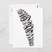 Spiral Thror Briefkaart (Voorkant / Achterkant)