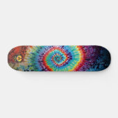 Spiral Tie Dye Skateboard (Horizontaal)