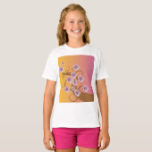 Spiral Tree With Flower T-Shirt (Devant entier)