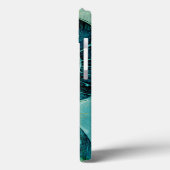 Spiral Turquoise Conch Shell Case-Mate iPhone Case (Achterkant / Links)