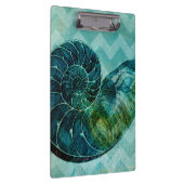 Spiral Turquoise Conch Shell Klembord (Rechts)