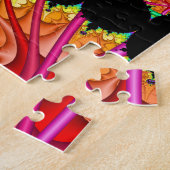 Spiral Twins Fractal Art Puzzle Legpuzzel (Zijkant)