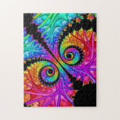 Spiral Twins Fractal Art Puzzle Legpuzzel (Verticaal)