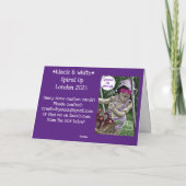 Spiral Up Wenskaart Kaart (Achterkant)