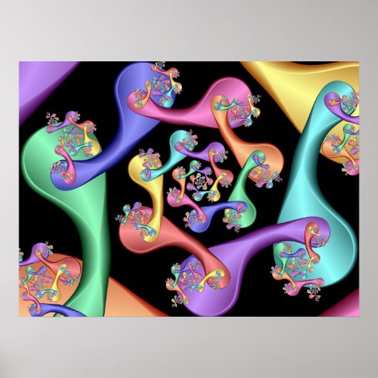 Spiral van Spoons Poster (Voorkant)